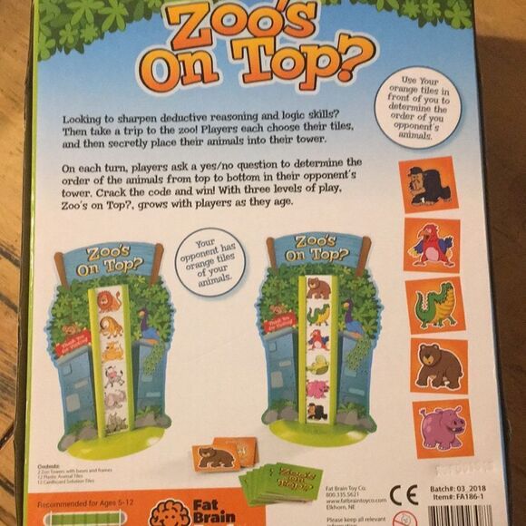 Zoo’s On Top fat brain toy company - Picture 2 of 3